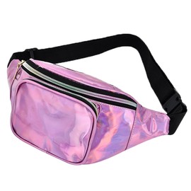 eYLun Women Fanny Pack Belt Bag Crossbody Waist Bag Bum Bag Waterproof Traveling Waist Bag Pack Pink