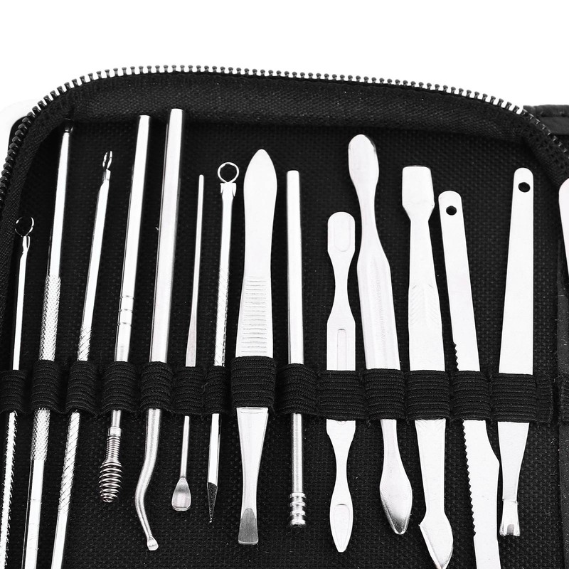26Pcs Eyebrow Tweezers Manual Stainless Steel Rugged Versatile Lightweight Nail