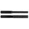 2Pcs Diamond Router Bits Black Brazed Straight Shank for Quartz