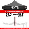 CLAETF 10x10 Canopy Replacement Top for Pop Up Canopy Tent