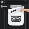 Mail Slot Catcher White Indoor Mail Catcher, Durable Oxford Bag