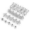 20pcs 1/4" 3/8" Male Thread Converter Thread Adapter Screws Widely