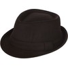 Sakkas EHA5033FM Unisex Structured Wool Fedora Winter Hat (3 Colors)
