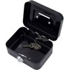 Small Cash Box, Small Safe, Cash Box with 2 Keys,