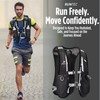 RUNTEC® Black Lightweight Running Vest Hydration Backpack | 2X Water
