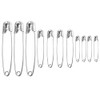 CENPEK 864 Pieces Small Medium Large Safety Pins Various Sizes