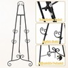 Black Easel Stand for Sign, Adjustable Display Easel Stand with