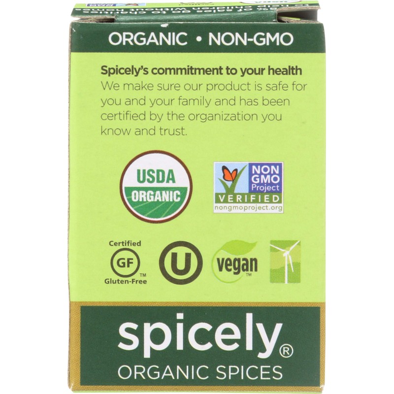 Spicely Organic Thyme 0.10 Ounce ecoBox Certified Gluten Free