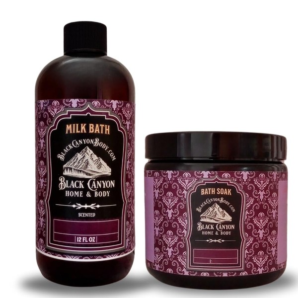 Black Canyon Cinnamon Vanilla Scented Milk Bath & Sea Salt