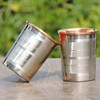 ANCIENTIMPEX Set of 2 Outer Stainless Steel and Inner Pure