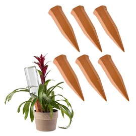 Mikankawa Automatic Watering Plant Water Filter, Set of 6, Potted Plants, Pottery, 5-7 Days Water Supply, Plants, Gardening, Reusable, Connects to 1.1 - 1.2 inches (28 - 30 mm) Plastic Bottle Mouth