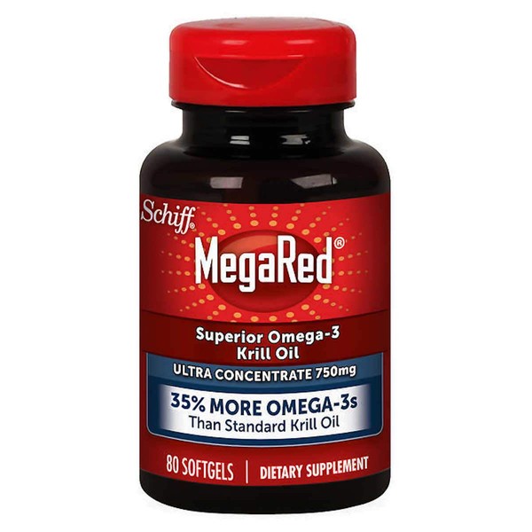 Schiff Mega Red High Concentration 750mg- Multipack of 160 Softgels TOTAL