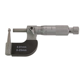 CNC Quality Measuring Range Outside Micrometer 0-25 mm – for Pipe Wall Thickness Measurement for 4.7 mm