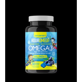 AQUAOMEGA High EPA Kids Blueberry 60 Gummies