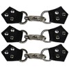 MDM Leather Vest Buckle Fastener for Retrofitting (Set of 3),