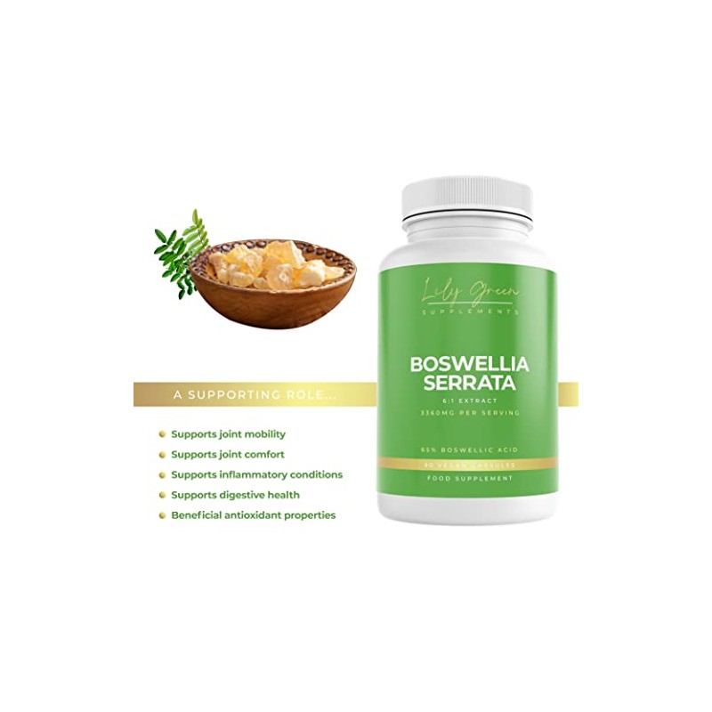 Lily Green | Boswellia Serrata 3360mg per Serving | 90