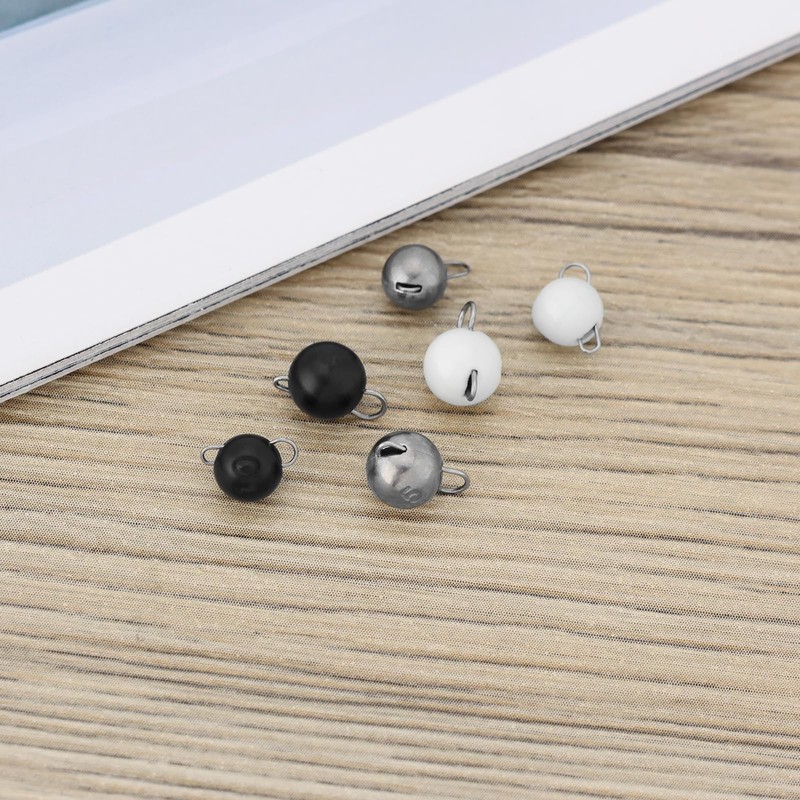 eMagTech 12 Pieces Tungsten Cheburashka Countersink Fishing Weights 1G 1.5G