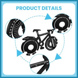 MEXRUMI Key Ring Bicycle Key Tool Bicycle Mountain Bike Gravel Bike 19 Functions