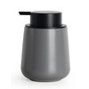 Bosilunlife Ceramic Soap Dispenser for Kitchen & Bathroom, 11 oz