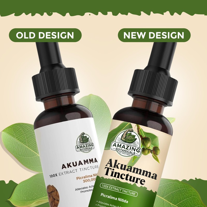 Amazing Botanicals Akuamma 100X Extract Tincture 300,000 mg
