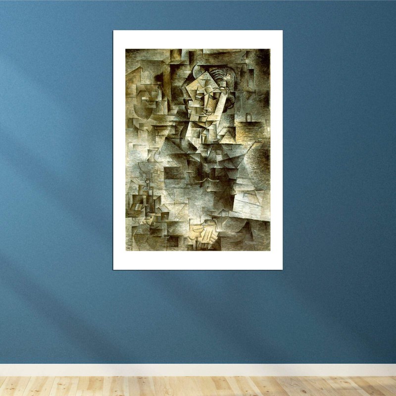 Spiffing Prints Pablo Ruiz Picasso Portrait by Daniel Henry Kahnweiler