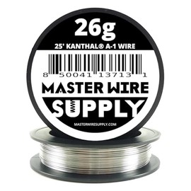 Kanthal A1-25' - 26 Gauge Wire - 25ft - 0.40mm - 0.016in - Master Wire Supply