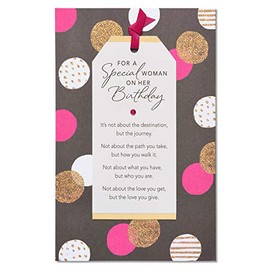 American Greetings Birthday Card for Her (Special Woman)