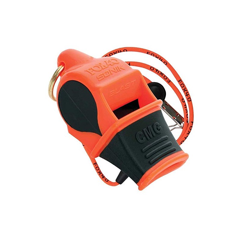 Fox 40 Sonik Blast Silbato (Naranja Negro)