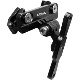 GORIX Bicycle Bottle Cage Adapter Mount Adjustable MTB Road Bike Handlebar Water Bottle Holder Seat Post Mount (GX-SDLBC) (Matt Black)