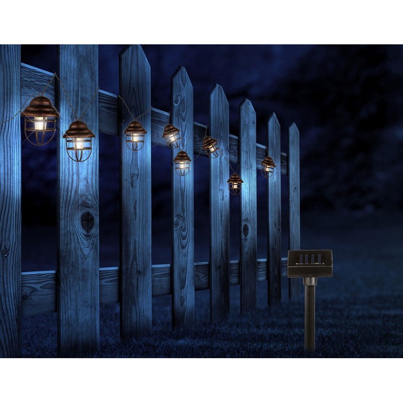 Design LED Solar light Light chain lanterns IP44 Outdoor lighting