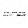 GMC 5PC Gloss Black Door Rear Tailgate Acadia SLT Letter