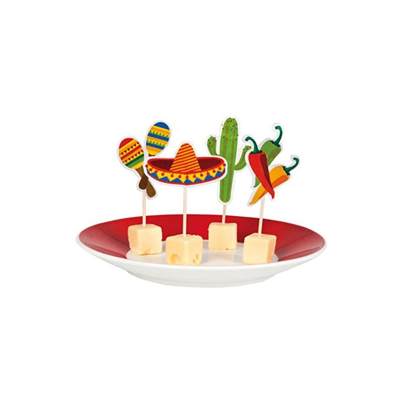 Mexican Fiesta Cocktail Party Picks Pk12 by BOLAND BV