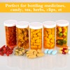 ElevateTech Empty Plastic Pill Bottles with Caps, Small Medicines Bottle