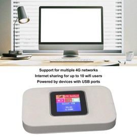 Mobile WLAN Router 4G, Portable WLAN for On the Go WiFi Hotspot for Travel Mobile Hotspot Device, Mobile WLAN SIM Card Router for Home up to 300 Mbps