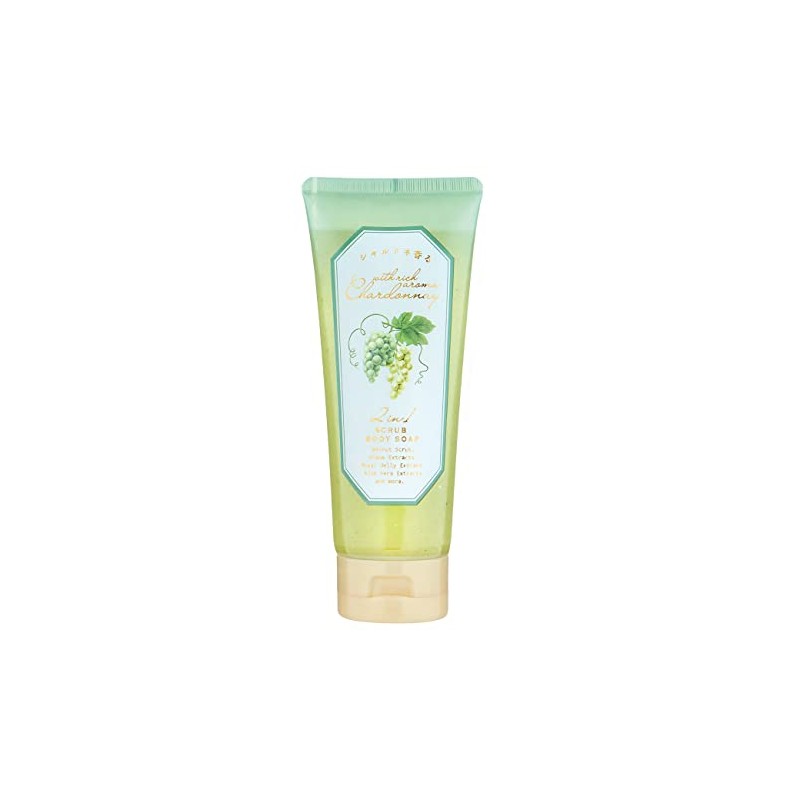 Global Product Planning Chardonnay Scrub Body Soap 220ml (With Scrub,