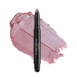 Color Mirror Longwear Cream Eye Shadow Sticks(52 Cherry Metallic), Smudge-Proof, Waterproof Eyeshadow,Silky Formula Glitter With Makeup Brush,Pink Eyeshadow Stick