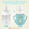 Silicone Sleeves for Pigeon Baby Bottles 5.4oz,Anti Breakage Glass Baby