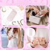 Beeveer Coquette Bow Glasses Case Hard Shell Pink Bow Clear