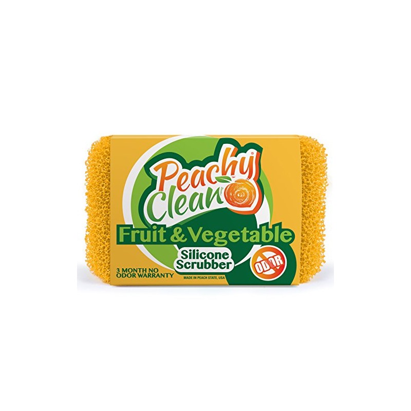Peachy Clean 8353 Dish Fruit & Vegetable Scrubbers, Silicone