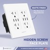 BASEPORT Premium USB Outlet, Duplex 125V 20 Amp Tamper Resistant