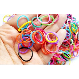 PET SHOW Pet Rubber Bands for Doll Dog Cat Hair Bows Grooming Accessories Color Assorted Pack of 1000