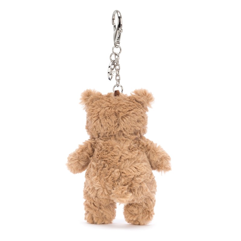 Jellycat Bartholomew Bear Bag Charm - L: 5 cm x