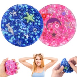 Picky Pad, 2PCS Skin Picking Fidget Toys for Adults Kids, Round Picky Pad Reusable Sensory, Stress and Anxiety Relief Toys, Picky Pads Kit