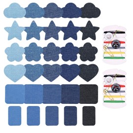 GDFHBD 30 Pieces Of Multi-Patterned Clothing Patches, Jeans Ironing Patches, Ironing Patches, Children'S Ironing Patches, Diy Ironing Patches.