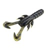 13 FISHING Unisex Adult Bait-Soft Plastic Ninja Craw, Black/Tan, 3