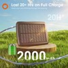 addlon 31FT (25+6) Solar String Lights with Remote, 13 Shatterproof