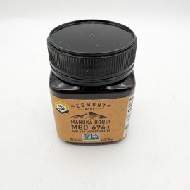 Egmont Honey Manuka Honey, Raw And Unpasteurized, UMF 18+, MGO 696+, 8.82 oz (250 g) BB 11/28