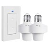 QIACHIP RF 433Mhz Wireless Remote Control Light Lamp Socket E26
