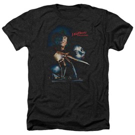 Nightmare On Elm Street Poster Heather T-Shirt, Black, Large