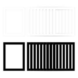 CWPFVQA Pack of 20 photo frame paper, photo frame lining box, photo frame decorative cardboard, photo frame mat, photo frame accessories, photo mat, photo mounting mat